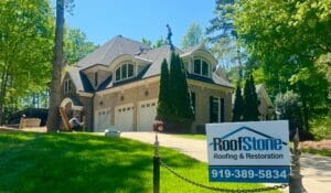 house with trees outside